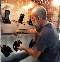 The Powder coating Oven